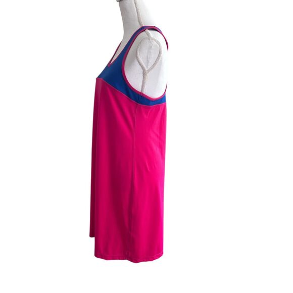 Vintage 90s Ralph Lauren Polo Sport Dress Large Fits Small Medium Pink Blue Y2K - Picture 3 of 10